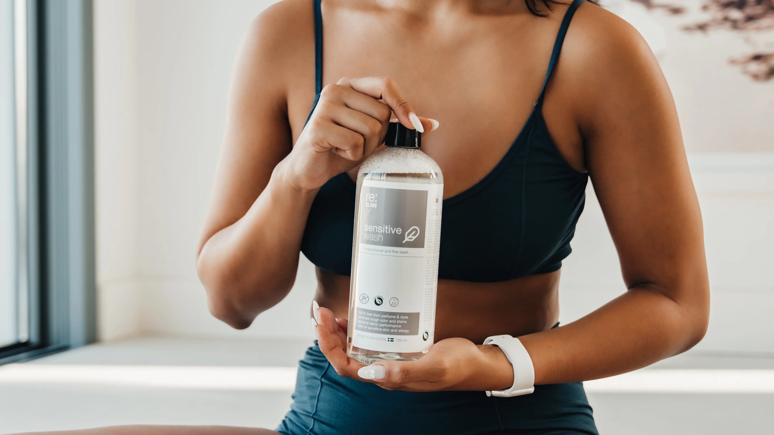 Fintvättmedel re:CLAIM Sensitive wash laundry detergent