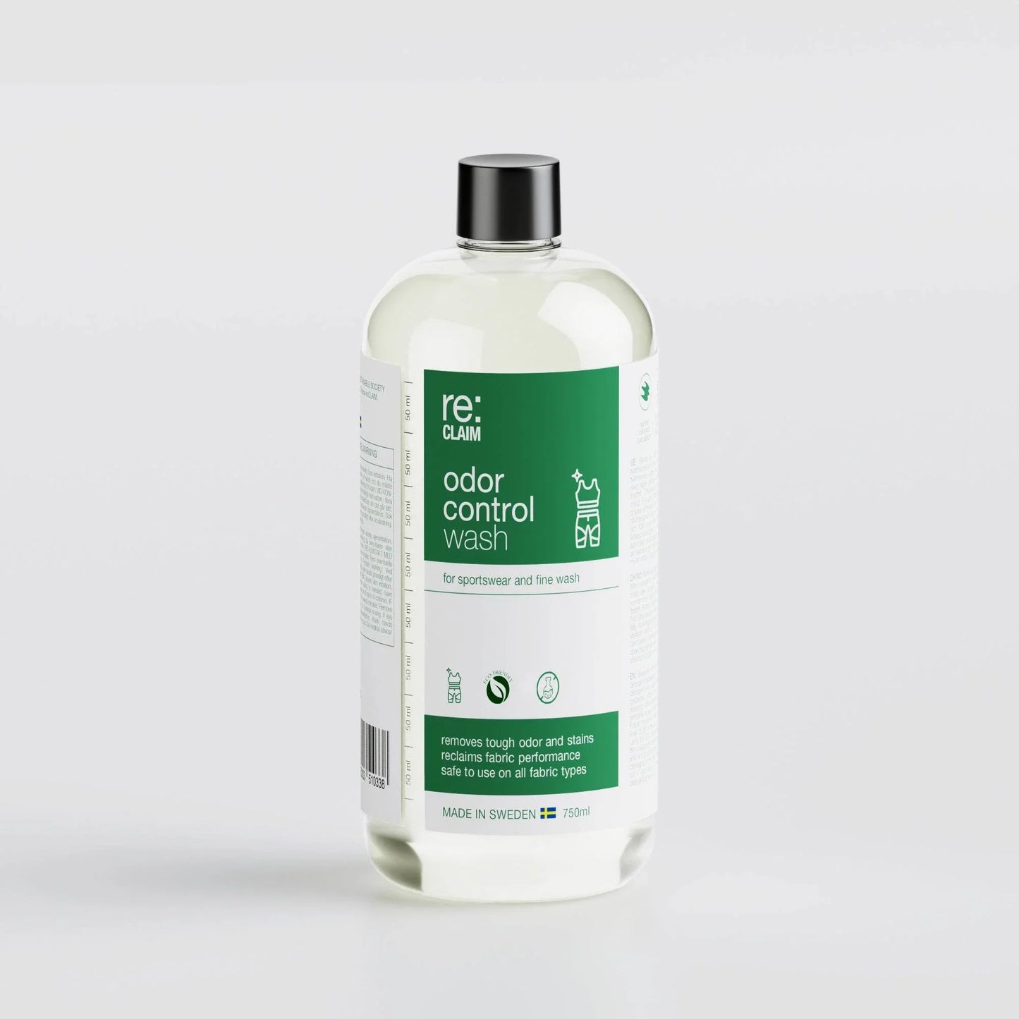 re:CLAIM Odor Control Wash Laundry Detergent - Re:claim Washing Detergent - sporttvättmedel för träningskläder