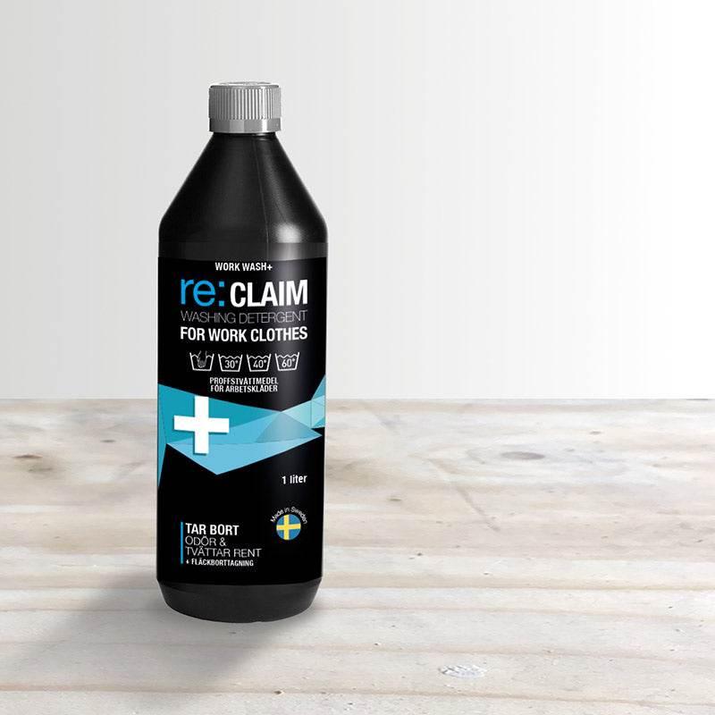 re:CLAIM Work Wash+ - Detergent for Workwear - Re:claim Washing Detergent